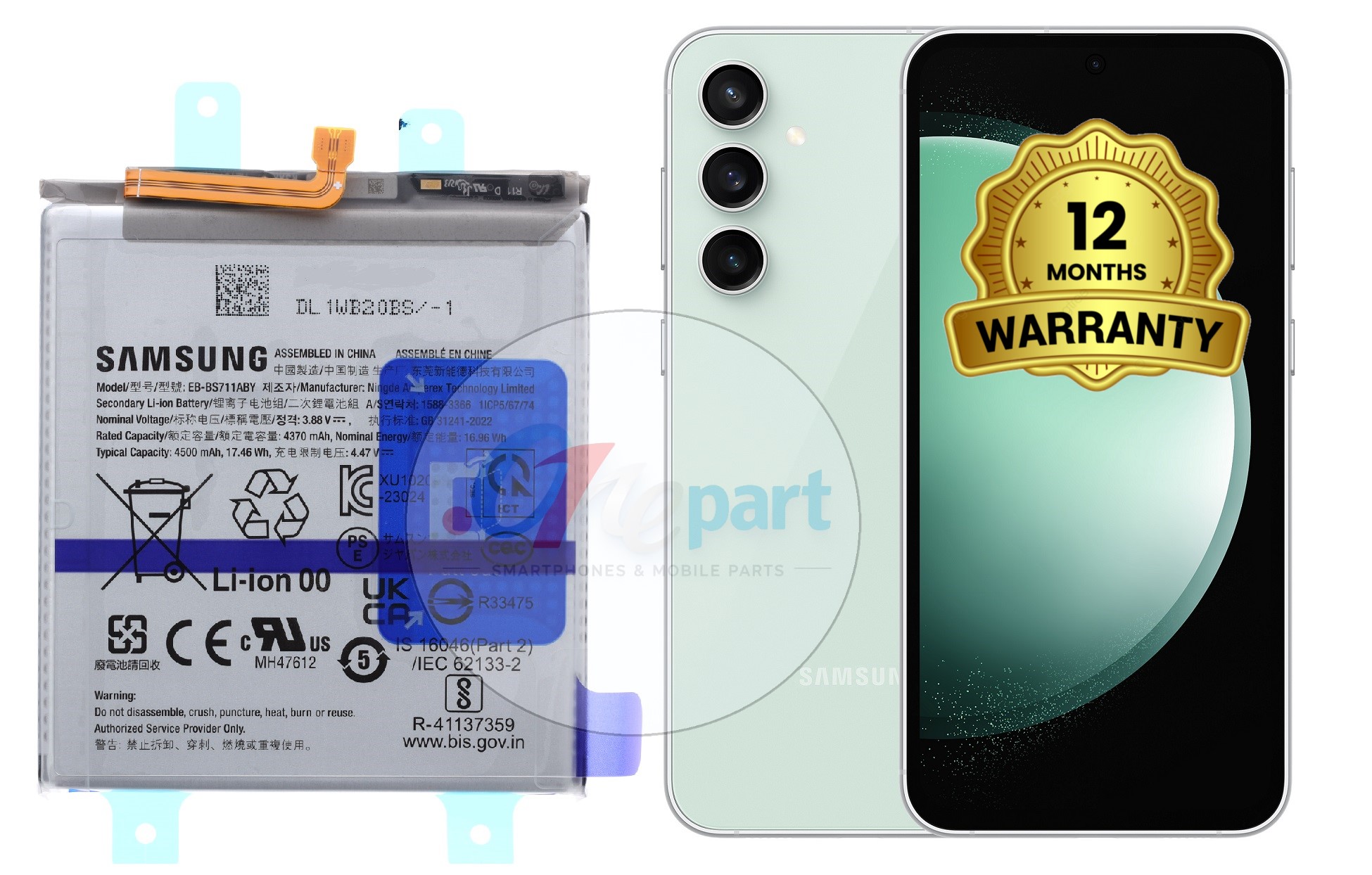 باتری سامسونگ Samsung S23 FE اورجینال با گارانتی یکساله (حتی بادکردگی) خرید از دات وان پارت